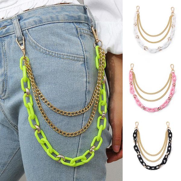 keychains fashion men jewelry jean wallet key chain 3 layer waist punk acrylic pant belt keychain neon green, Silver
keychains fashion men jewelry jean wallet key chain 3 layer waist punk acrylic pant belt keychain neon green, Silver