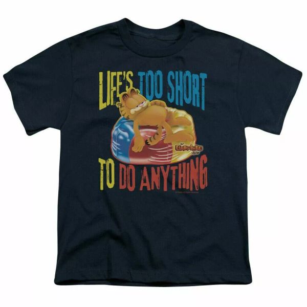garfield too short kids youth t shirt licensed tv movie comic tee navy, White;black
garfield too short kids youth t shirt licensed tv movie comic tee navy, White;black