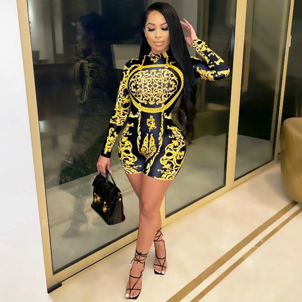fashion vintage print long sleeve shorts rompers bodycon one piece jumpsuit clubwear fall 2021 women clothing, Black;white
fashion vintage print long sleeve shorts rompers bodycon one piece jumpsuit clubwear fall 2021 women clothing, Black;white