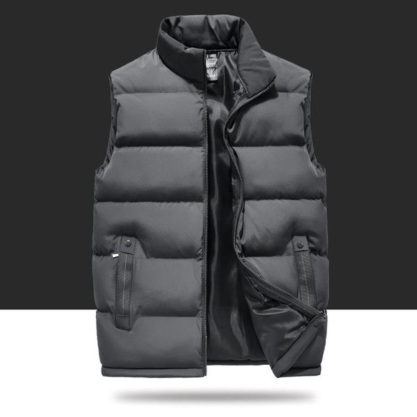 winter male jacket slim down cotton vests men sleeveless fashion casual solid brand warm vest mens men's, Black;white
winter male jacket slim down cotton vests men sleeveless fashion casual solid brand warm vest mens men's, Black;white