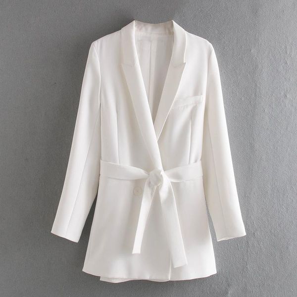 women's suits & blazers 2021 fall fitting strap coat office commuter suit chiffon white jacket stylish and elegant top, White;black
women's suits & blazers 2021 fall fitting strap coat office commuter suit chiffon white jacket stylish and elegant top, White;black