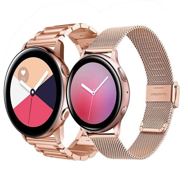 watch bands 20mm stainless steel strap for samsung galaxy active/active 2 40mm 44mm smart metal band 3 41/42mm correa, Black;brown
watch bands 20mm stainless steel strap for samsung galaxy active/active 2 40mm 44mm smart metal band 3 41/42mm correa, Black;brown
