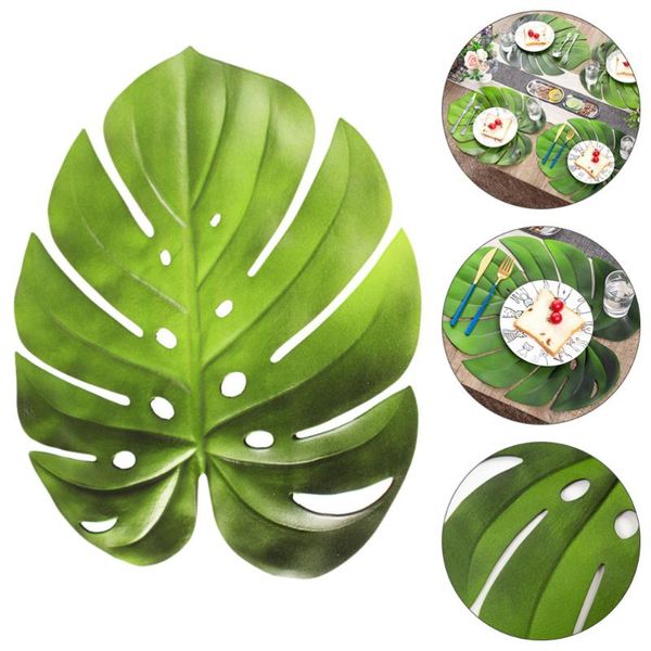 mats & pads 6pcs artificial monstera leaf shape placemats anti-slip table mat party decors
mats & pads 6pcs artificial monstera leaf shape placemats anti-slip table mat party decors
