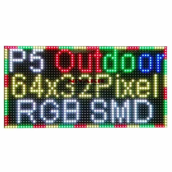 display dot matrix board rgb full color high brightness smd2727 64x32 pixels p5 outdoor led module 320x160mm
display dot matrix board rgb full color high brightness smd2727 64x32 pixels p5 outdoor led module 320x160mm