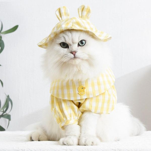 cat costumes pet plaid high-quality polyester sun hat cute and fashion puppy kitten friendly soft to skin
cat costumes pet plaid high-quality polyester sun hat cute and fashion puppy kitten friendly soft to skin