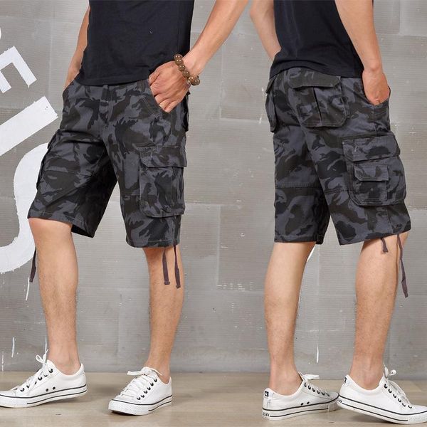 summer cargo men shorts baggy multi pocket military camo loose breeches male long camouflage bermuda capris plus size men's, White;black
summer cargo men shorts baggy multi pocket military camo loose breeches male long camouflage bermuda capris plus size men's, White;black