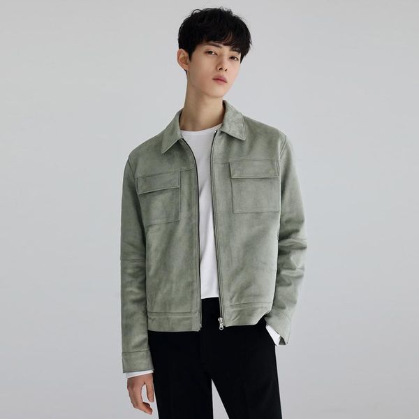 men's jackets lapel solid jacket korean long-sleeved zipper loose simple slim warm for boys 2021, Black;brown
men's jackets lapel solid jacket korean long-sleeved zipper loose simple slim warm for boys 2021, Black;brown