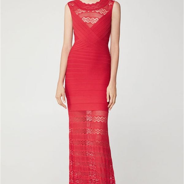 dress celebrity red lace long hollow out rayon bandage cocktail party, Black;gray
dress celebrity red lace long hollow out rayon bandage cocktail party, Black;gray