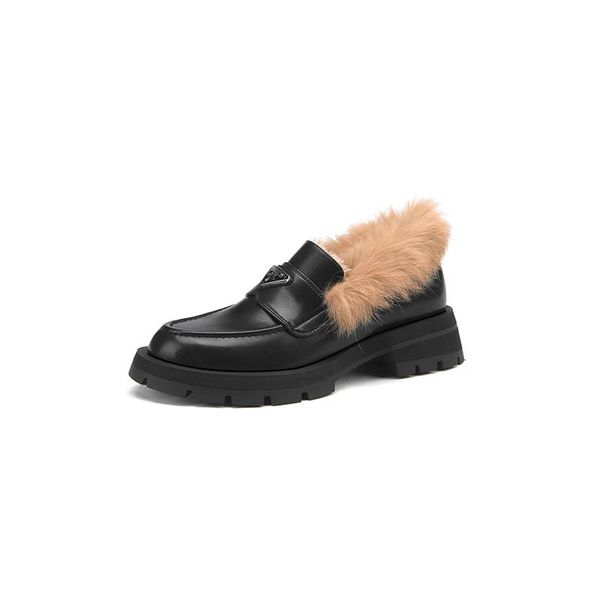 dress shoes winter british retro ladies derby leather casual thick-soled plush handmade, Black
dress shoes winter british retro ladies derby leather casual thick-soled plush handmade, Black