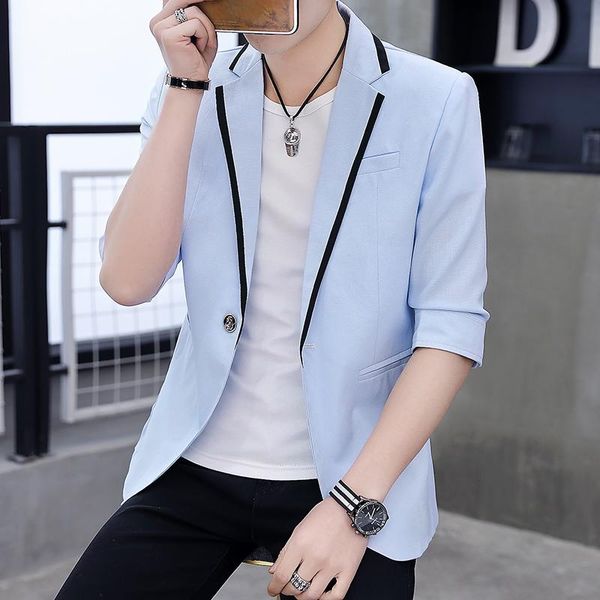 men's suits & blazers mens 2021 autumn casual suit jacket men thin streetwear social coat slim fit wedding business blazer masculino cl, White;black
men's suits & blazers mens 2021 autumn casual suit jacket men thin streetwear social coat slim fit wedding business blazer masculino cl, White;black