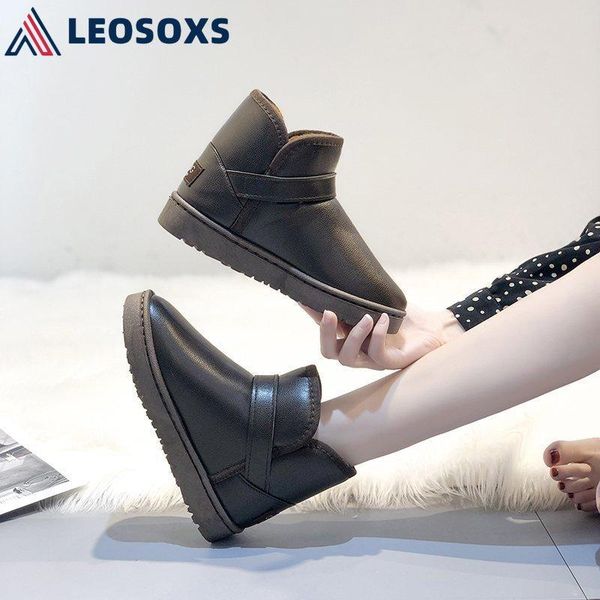boots leosoxs women snow warm short fur plush winter ankle boot plus size platform ladies shoes female comfort drop s20, Black
boots leosoxs women snow warm short fur plush winter ankle boot plus size platform ladies shoes female comfort drop s20, Black