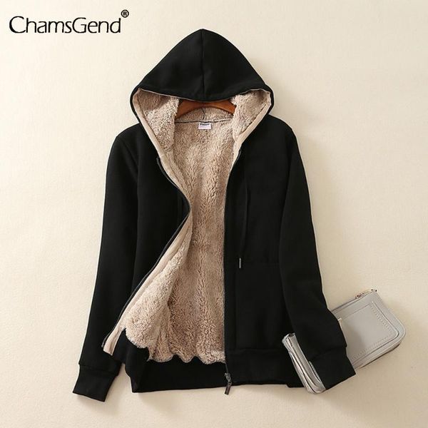 women's jackets arrival casual solid thicken warm hoodies sweatshirts zip up ladies hooded sports jumpers jacket coat tunics, Black;brown
women's jackets arrival casual solid thicken warm hoodies sweatshirts zip up ladies hooded sports jumpers jacket coat tunics, Black;brown
