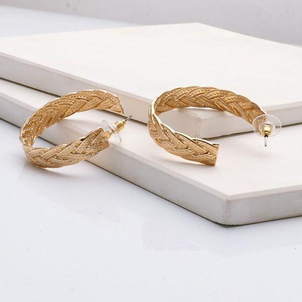 hoop & huggie vintage metal weave exaggerated earrings round circle for women girls gold silver color punk aretes aro jewelry, Golden;silver
hoop & huggie vintage metal weave exaggerated earrings round circle for women girls gold silver color punk aretes aro jewelry, Golden;silver