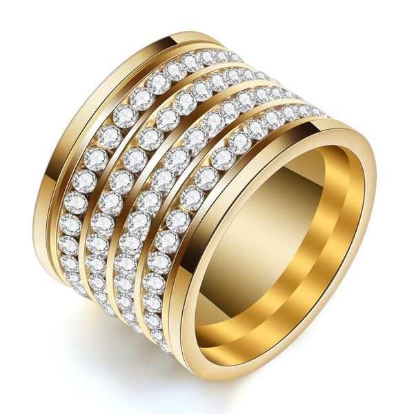 wedding rings four rows of diamond titanium steel men's ring european and american fashion exaggerated stainless male jewelry, Slivery;golden
wedding rings four rows of diamond titanium steel men's ring european and american fashion exaggerated stainless male jewelry, Slivery;golden