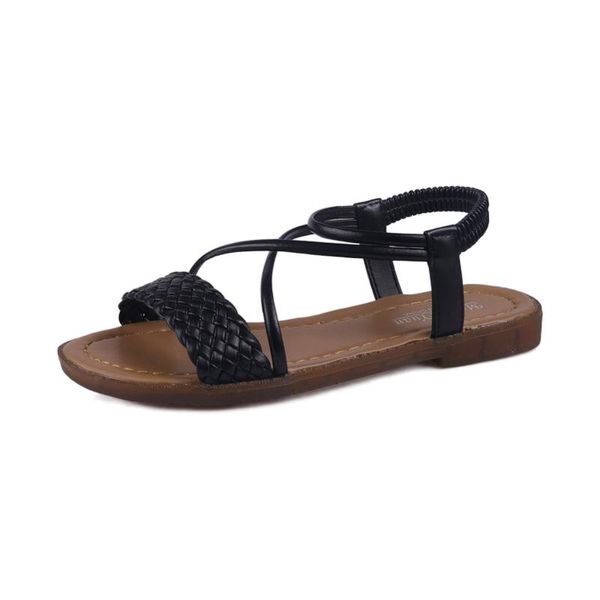 sandals 2021 summer flat weave low tide student shoes roman with korean women, Black
sandals 2021 summer flat weave low tide student shoes roman with korean women, Black