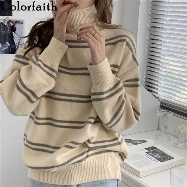 autumn winter women sweaters knitted oversize fashionable vintage striped turtleneck pullovers sw8064 210427, White
autumn winter women sweaters knitted oversize fashionable vintage striped turtleneck pullovers sw8064 210427, White