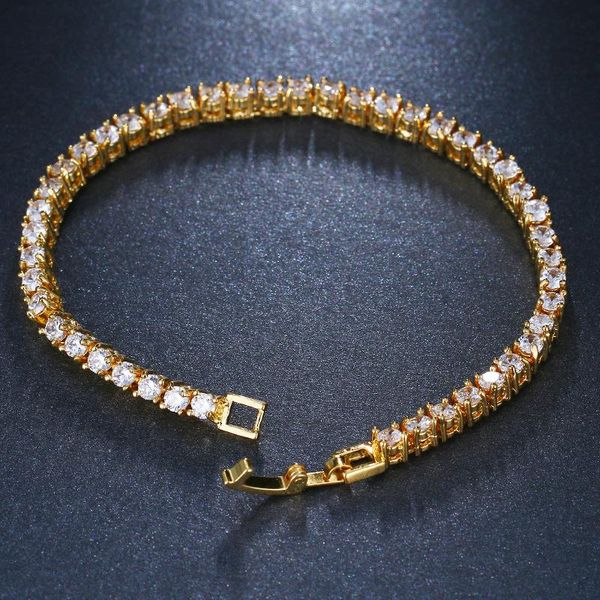 link, chain fashion all-match simple bracelet female imitation moissanite full zircon hip hop jewelry tennis, Black
link, chain fashion all-match simple bracelet female imitation moissanite full zircon hip hop jewelry tennis, Black