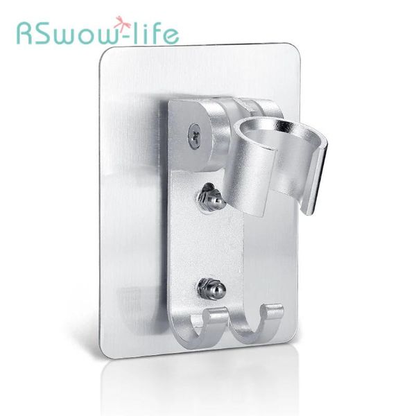 aluminum shower holder bracket universal adjustable wall mounted bathroom accessories punch-hanging rack organizer hooks & rails
aluminum shower holder bracket universal adjustable wall mounted bathroom accessories punch-hanging rack organizer hooks & rails