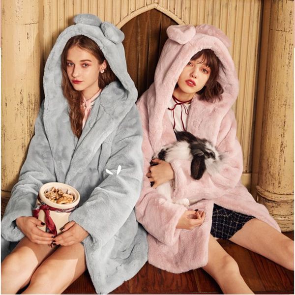 women's fur & faux 2021 women winter coat jacket long gray pink lovely girl hooded overcoats sobretudo feminino casacos, Black
women's fur & faux 2021 women winter coat jacket long gray pink lovely girl hooded overcoats sobretudo feminino casacos, Black