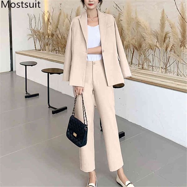fashion korean women pant suit sets single button blazer and pants suits casual business 2 pieces office ladies 210518, White;black
fashion korean women pant suit sets single button blazer and pants suits casual business 2 pieces office ladies 210518, White;black