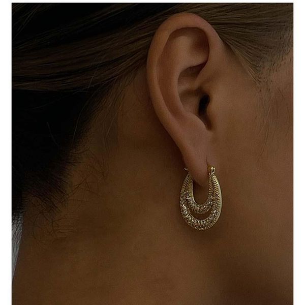 hoop & huggie ghidbk trendy full cubic zirconia double row earrings for women oval designer cz earring vintange daily jewelry, Golden;silver
hoop & huggie ghidbk trendy full cubic zirconia double row earrings for women oval designer cz earring vintange daily jewelry, Golden;silver