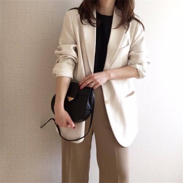 women's suits & blazers hzirip vintage solid blazers elegant thin-fit high-casual women's high-street jackets chic autumn old lady, White;black
women's suits & blazers hzirip vintage solid blazers elegant thin-fit high-casual women's high-street jackets chic autumn old lady, White;black