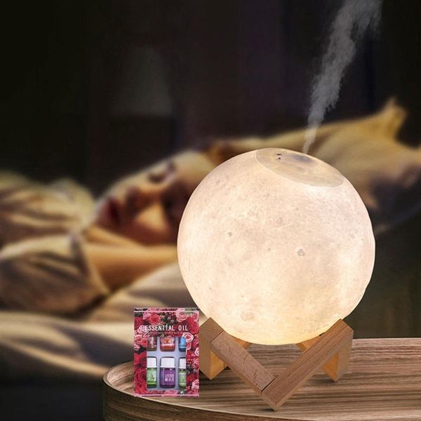 humidifiers ultrasonic aroma diffuser with6*3ml essential oil 880ml air usb humidifier full moon lamp night light cool mist purifier
humidifiers ultrasonic aroma diffuser with6*3ml essential oil 880ml air usb humidifier full moon lamp night light cool mist purifier