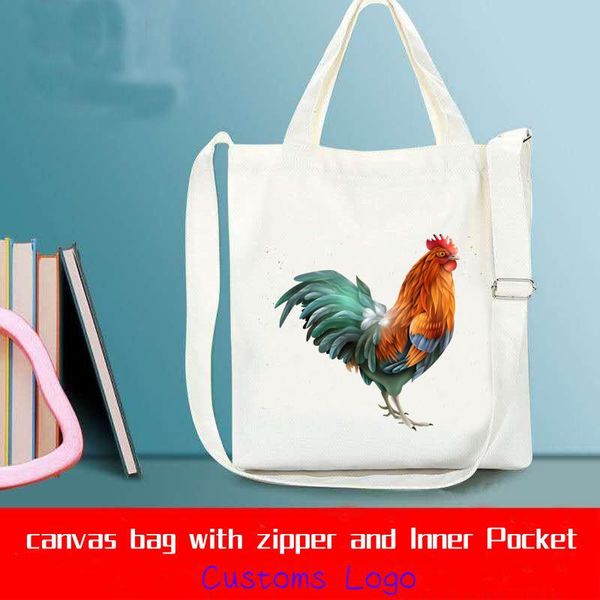 shopping bags fashion simple women canvas bag with zipper inner pocket dog cat print female student schoolbag handbag reusable
shopping bags fashion simple women canvas bag with zipper inner pocket dog cat print female student schoolbag handbag reusable
