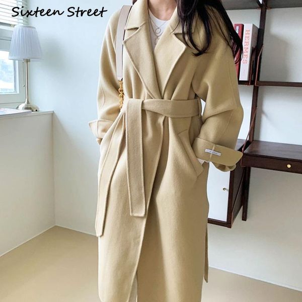 women's wool & blends korean fashion winter cashmere coats and jackets women vintage elegant ladies chic covered button streetw, Black
women's wool & blends korean fashion winter cashmere coats and jackets women vintage elegant ladies chic covered button streetw, Black