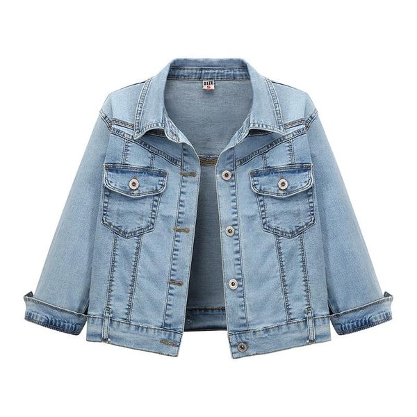 women's jackets 2021 spring and summer slim short jacket small high waist thin denim trendy cropped sleeve top, Black;brown
women's jackets 2021 spring and summer slim short jacket small high waist thin denim trendy cropped sleeve top, Black;brown