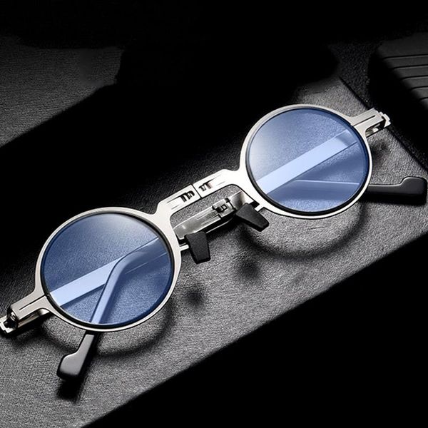 round metal frame foldable reading glasses men women anti blue light rays blocking presbyopia farsighted eyeglasses 1.5 sunglasses, White;black
round metal frame foldable reading glasses men women anti blue light rays blocking presbyopia farsighted eyeglasses 1.5 sunglasses, White;black