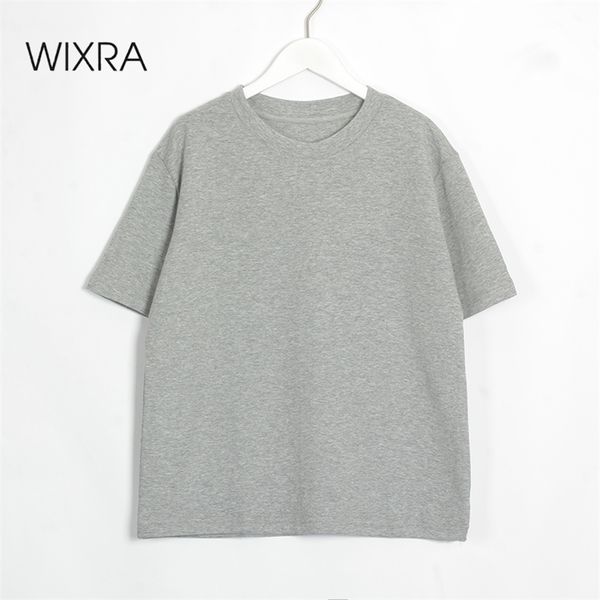 wixra spring summer solid t shirts womens all base match o neck short sleeve femme loose tee 210324, White
wixra spring summer solid t shirts womens all base match o neck short sleeve femme loose tee 210324, White