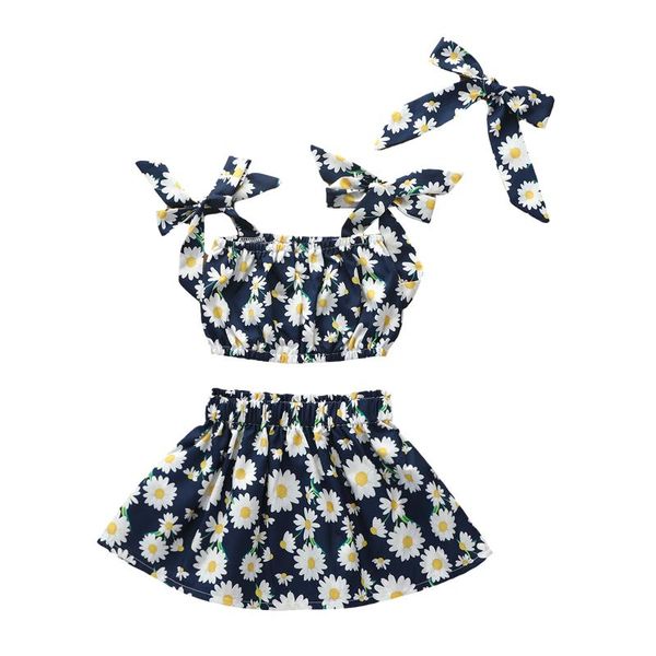 clothing sets 3 pcs infant summer outfits, baby girl sleeveless daisy print boat neck bowknot crop + button skirt headband, White
clothing sets 3 pcs infant summer outfits, baby girl sleeveless daisy print boat neck bowknot crop + button skirt headband, White