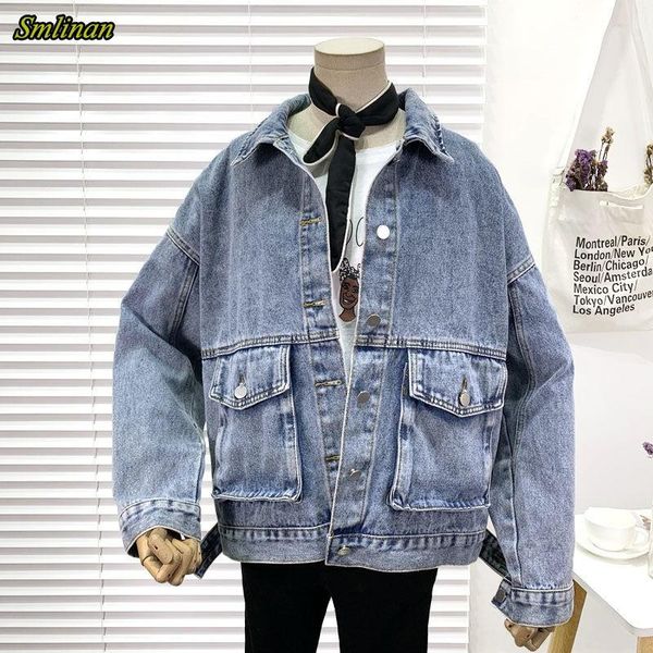 women's jackets smlinan plus size loose vintage denim jacket women turn-down collar single breasted casual streetwear jeans coat female, Black;brown
women's jackets smlinan plus size loose vintage denim jacket women turn-down collar single breasted casual streetwear jeans coat female, Black;brown