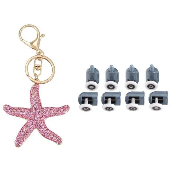 hooks & rails 1 pcs pretty sparkling starfish keychain keyring(pink) 8pcs shower door castors rolls rollers
hooks & rails 1 pcs pretty sparkling starfish keychain keyring(pink) 8pcs shower door castors rolls rollers