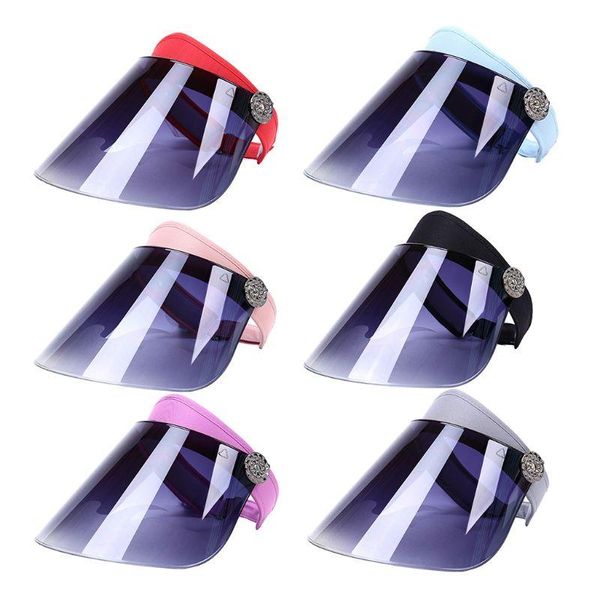 cycling caps & masks women anti-uv lens hat female plastic wide brim sun casual summer rotating empty visor cap, Black
cycling caps & masks women anti-uv lens hat female plastic wide brim sun casual summer rotating empty visor cap, Black