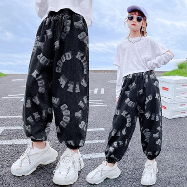 jeans fashion boys girls denim pants loose casual style for kids solid color children letter teenage autumn sport trousers, Blue
jeans fashion boys girls denim pants loose casual style for kids solid color children letter teenage autumn sport trousers, Blue