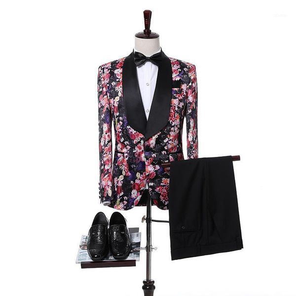 casual suit men's fashion wedding man korean style slim business groom trendy male suits & blazers, White;black
casual suit men's fashion wedding man korean style slim business groom trendy male suits & blazers, White;black