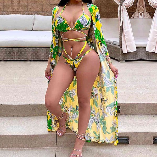 summer 2021 new shawl bandage beach swimsuit three-piece women's sexi bikini, White;black
summer 2021 new shawl bandage beach swimsuit three-piece women's sexi bikini, White;black