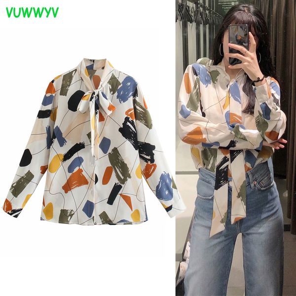 summer white graffiti tie dye print women blouses fashion front bow button up shirts woman long sleeve chic casual 210430
summer white graffiti tie dye print women blouses fashion front bow button up shirts woman long sleeve chic casual 210430