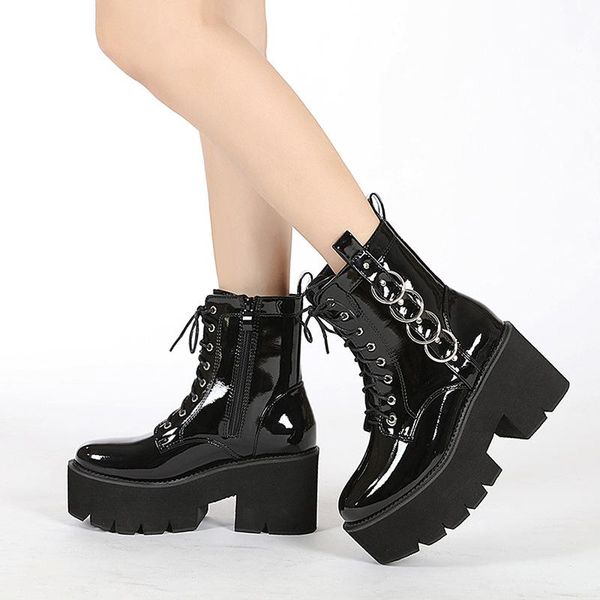 boots spring autumn black ankle for women nightclub high heels shoes gothic belt buckle korean thick with short bootscf5
boots spring autumn black ankle for women nightclub high heels shoes gothic belt buckle korean thick with short bootscf5