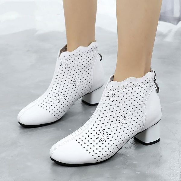 boots alishinrey 2021 summer ankle genuine leather shoes women med high heel back zipper cutout breathable mujer zapatos, Black
boots alishinrey 2021 summer ankle genuine leather shoes women med high heel back zipper cutout breathable mujer zapatos, Black