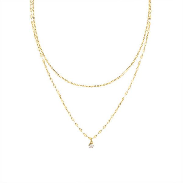 pendant necklaces stainless steel geometric multi layer stacked necklace women's clavicle neck chain for women punk accessories jewelle, Silver
pendant necklaces stainless steel geometric multi layer stacked necklace women's clavicle neck chain for women punk accessories jewelle, Silver