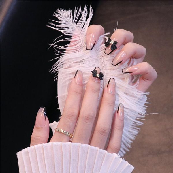 false nails 24pcs french bow wear short paragraph fashion manicure patch save time wearable nail soyw889, Red;gold
false nails 24pcs french bow wear short paragraph fashion manicure patch save time wearable nail soyw889, Red;gold
