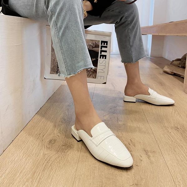 dress shoes 2021 arrival spring woman fashion pointed muller casual sandals simple solid color elegant ladies slippers single, Black
dress shoes 2021 arrival spring woman fashion pointed muller casual sandals simple solid color elegant ladies slippers single, Black