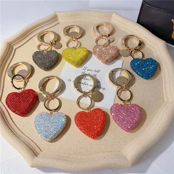 keychains diamond heart keychain creative rhinestones bag pendant celebrity small gift car key chain, Silver
keychains diamond heart keychain creative rhinestones bag pendant celebrity small gift car key chain, Silver