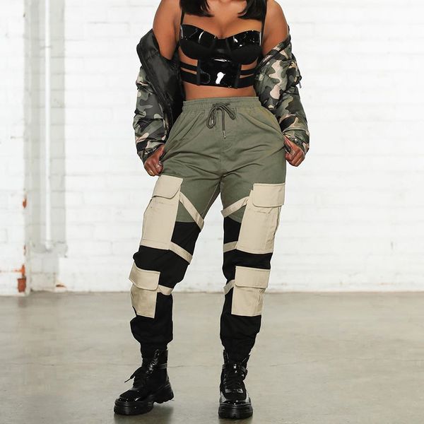 causal women pants color patchwork streetwear pockets trousers cargo autumn and winter sweatpants women 2021, Black;white
causal women pants color patchwork streetwear pockets trousers cargo autumn and winter sweatpants women 2021, Black;white