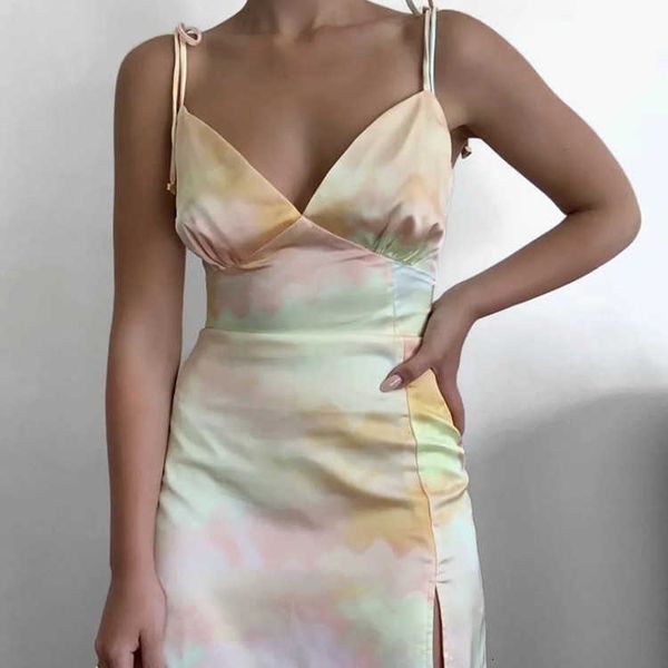 casual dresses 2021 summer women tie dye deep v-neck straps slit side night club holiday ni45, Black;gray
casual dresses 2021 summer women tie dye deep v-neck straps slit side night club holiday ni45, Black;gray
