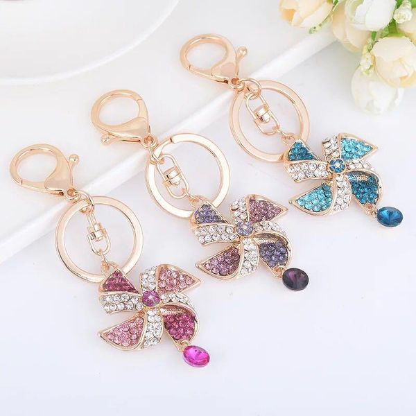 keychains creative crystal windmill keychain car key chains female bags pendant accessories exquisite gifts charm jewelry keyring, Silver
keychains creative crystal windmill keychain car key chains female bags pendant accessories exquisite gifts charm jewelry keyring, Silver
