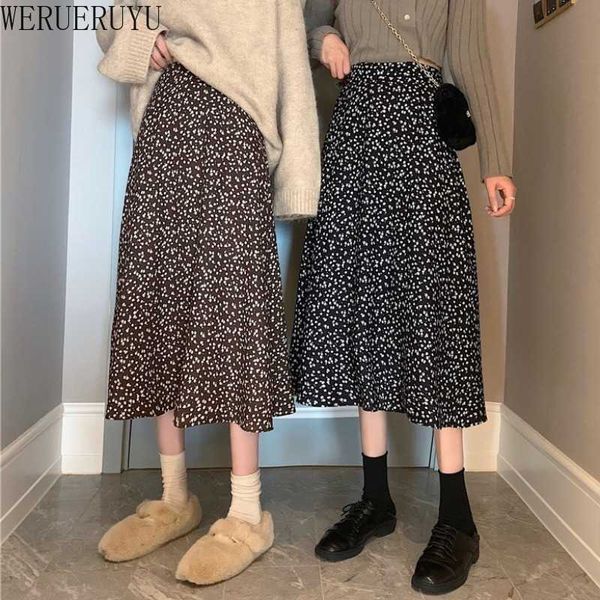 werueruyu autumn winter women skirt vintage long flower skirts women casual slim retro a-line midi skirt ladies 210608, Black
werueruyu autumn winter women skirt vintage long flower skirts women casual slim retro a-line midi skirt ladies 210608, Black